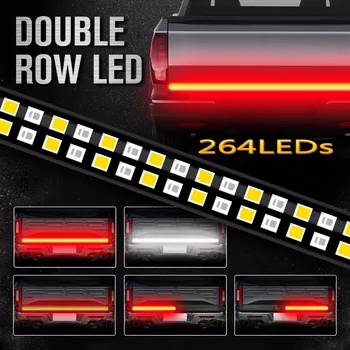 2X 6.5 ''LED 防水オーバルレッドトレーラーライトリア停止ターンシグナルテールブレーキランプボートトレーラートラック