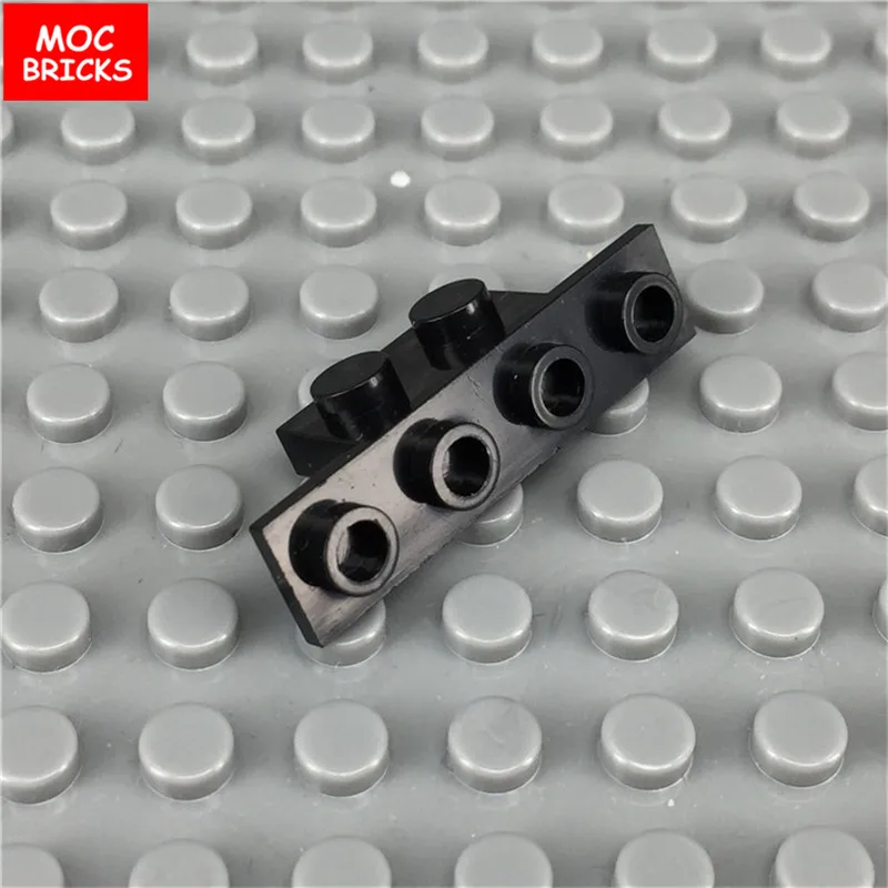 10 шт./лот кубики Moc черный и светло серый кронштейн 1X2 1X4 подходит с 2436 DIY обучающие
