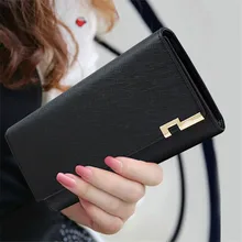 High Quality Genuine Leather Women Wallets 2018 Luxury Brand Fashion Ladies Wallet Leather Long Purse Card Holder Women's Clutch p kuone genuine leather clutch bag 2018 fashion high quality top men wallets luxury brand purse messenger handbag long wallet
