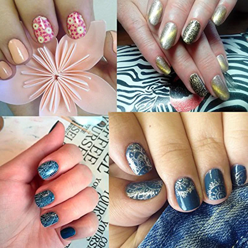 Пластина для стемпинга нейл арта Nail Польский штамп скребок Инструменты маникюра