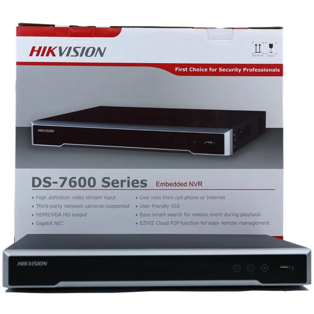 Hikvision камера безопасности наборы 8CH 8POE встроенный Plug& Play 4K NVR+ 6MP купольная ip-камера ИК фиксированный объектив Сеть CCTV POE H.265