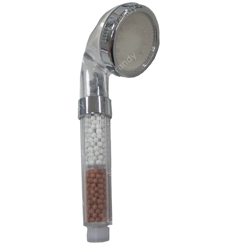 Массажная насадка для душа светодиодная синяя с питанием от воды|led shower head|shower