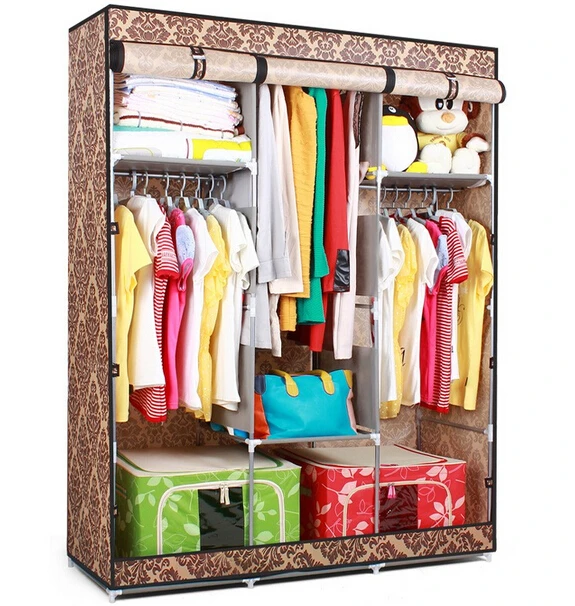 free shipping bedroom furniture simple wardrobe large reinforce steel cloth wardrobe closet large capacity wardrobes - Shipping Bedroom Furniture free shipping bedroom furniture simple wardrobe large reinforce steel cloth wardrobe closet large capacity wardrobes - Shipping Bedroom Furniture