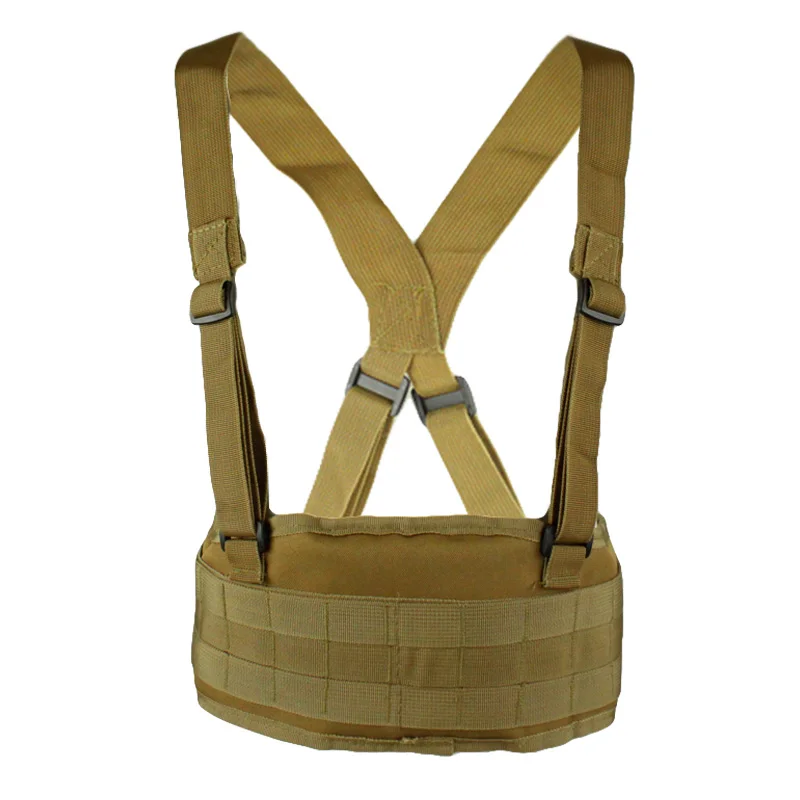 Adjustable Men Women Army Training CS Wargame Airsoft Combat Molle Tactical Belt Outdoor Hunting Shooting Camouflage WaistBand |