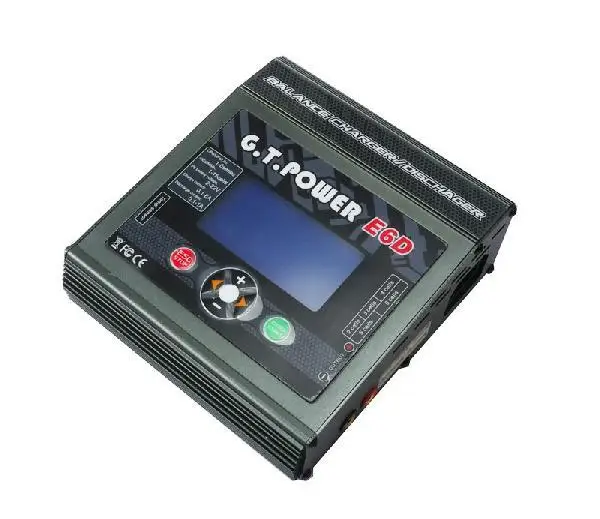 

G.T. POWER E6D 100-240 В переменного тока вход 1-6S двойное зарядное устройство с встроенным блоком питания