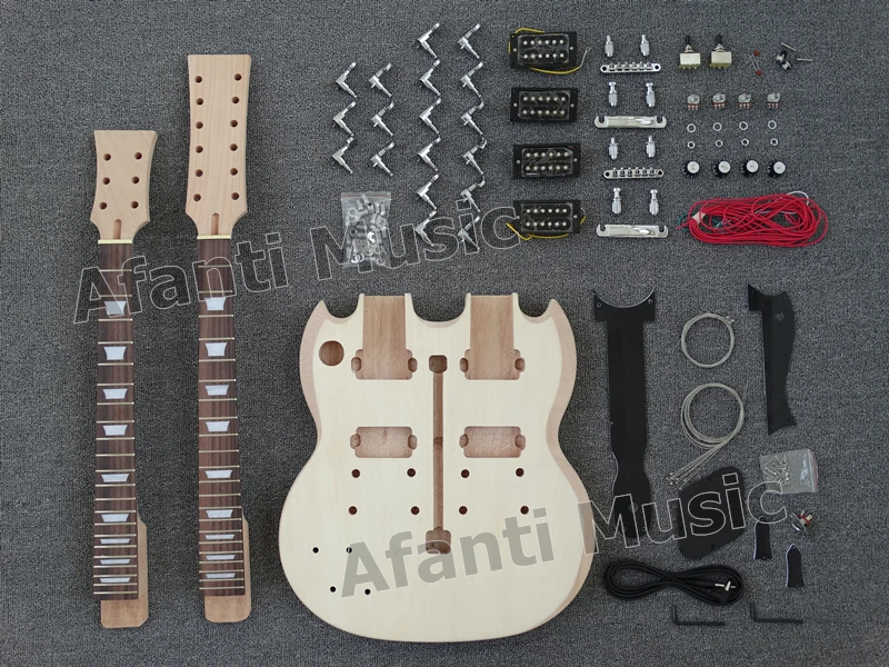 

Double Neck SG Electric guitar Kit of Afanti Music(ASG-100)
