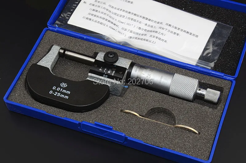Qinghai xibei бренд 0 25 мм * 01 Микрометр с счетчиком цифровой микрометр высшего