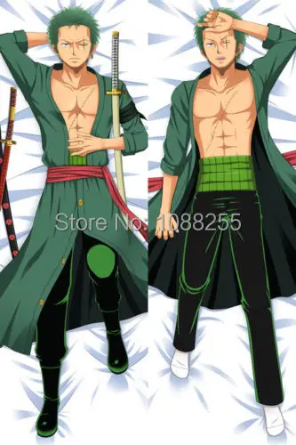 

Anime One Piece BL Dakimakura Roronoa Zoro Hugging Body Pillow Cover Pillow Case