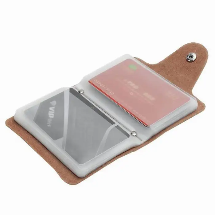 200Pcs Business Card Holders Large Capacity Anti Bank Cards