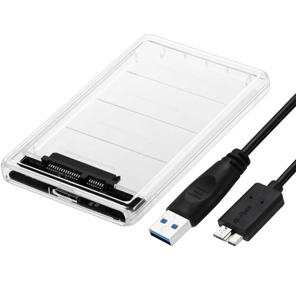 New USB 3.0 2.5Inch SATA3 5gbps Hard Drive Enclosure Caddy Case For External HDD/SSD 277497in