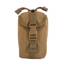 Открытый Molle PouchOxford ткань камуфляж Охота Туризм гаджет для кемпинга тактические Подсумки Мини Портативный чехол