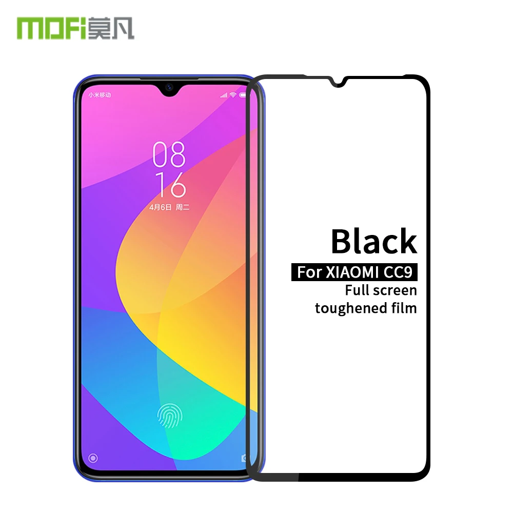 Для xiaomi mi CC9 стекло закаленное MOFi полное покрытие защитная пленка протектор