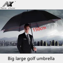 NX креативный большой двухслойный зонт для гольфа 145 см до 150 см, мужской ветрозащитный крепкий длинный зонтик для мужчин, бизнес