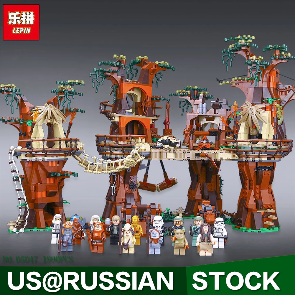 

Lepin 05047 Star 1990pcs Model Wars Village Building Blocks Juguete para Construir Bricks Christmas Gift Toy 10236