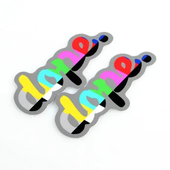 

Wholesale and retail custom design car window stickers Colorful Screen Printing bumper stickers custom ---DH13192