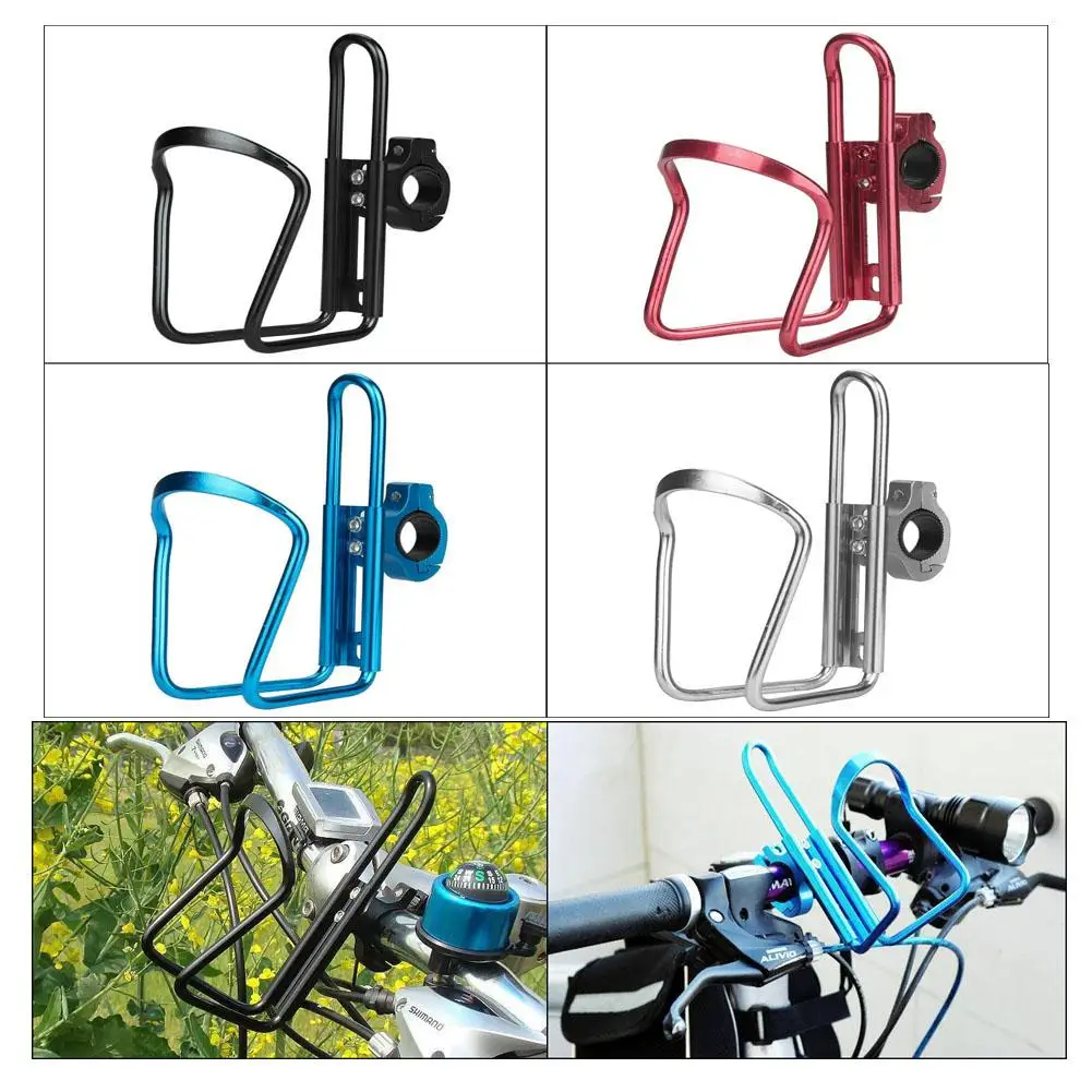 Aluminum Alloy Bike Water Bottle Cage Mount Bicycle Cycling Drink Cup Mug Holder