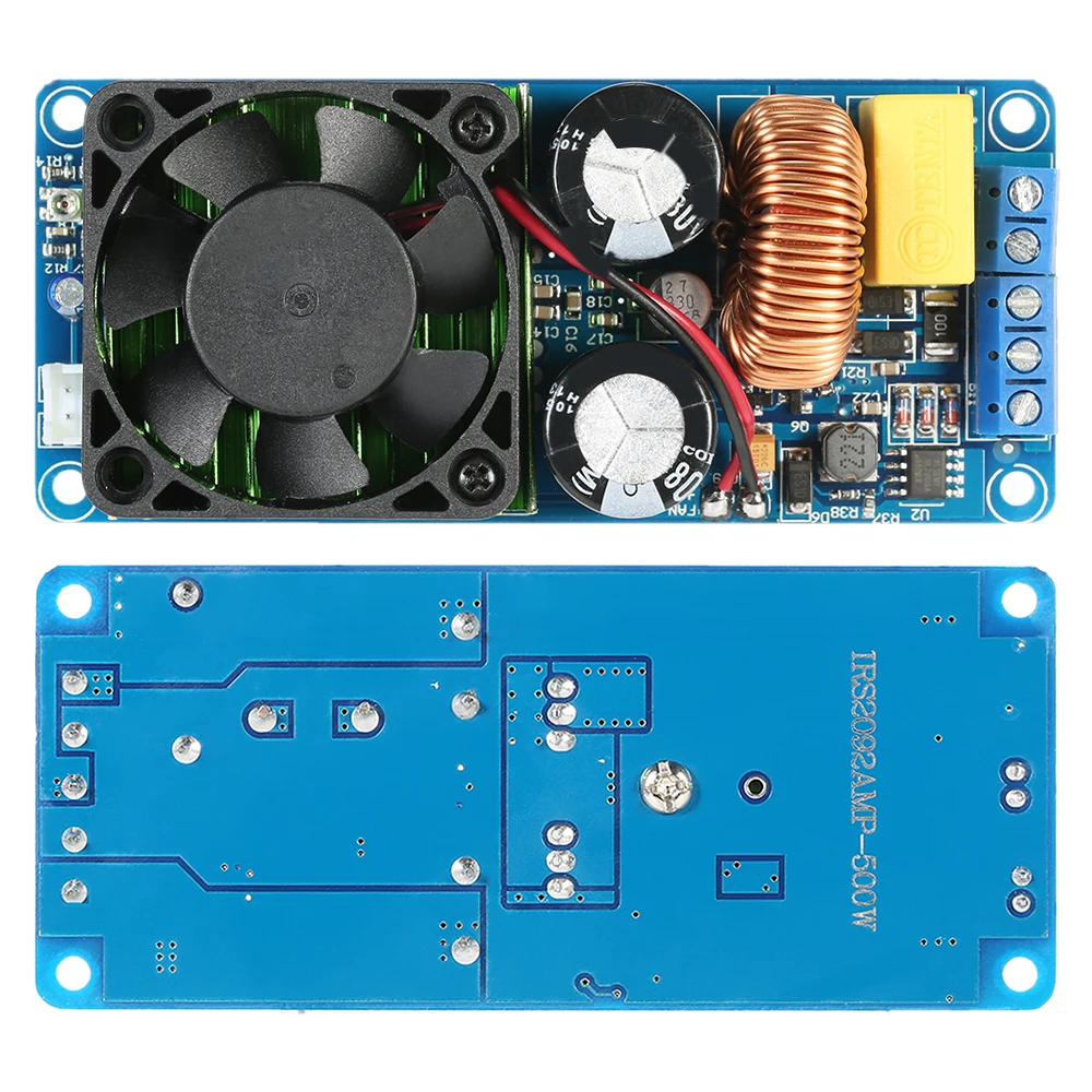 IRS2092S моноканальный цифровой звуковой динамик усилитель класса D HIFI высокой мощности Плата усилителя 500 Вт Цифровой высокой выходной мощности