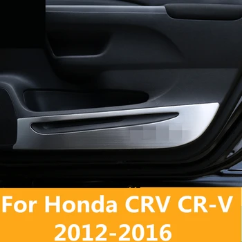 

For Honda CRV CR-V 2012-2016 Stainless Steel Car-Styling Protector Side Edge Protected Anti-kick Door Mats Cover case