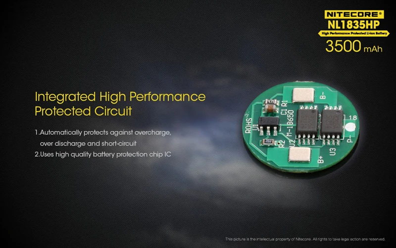Nitecore NL1835HP 18650 Li-ion Battery (10)