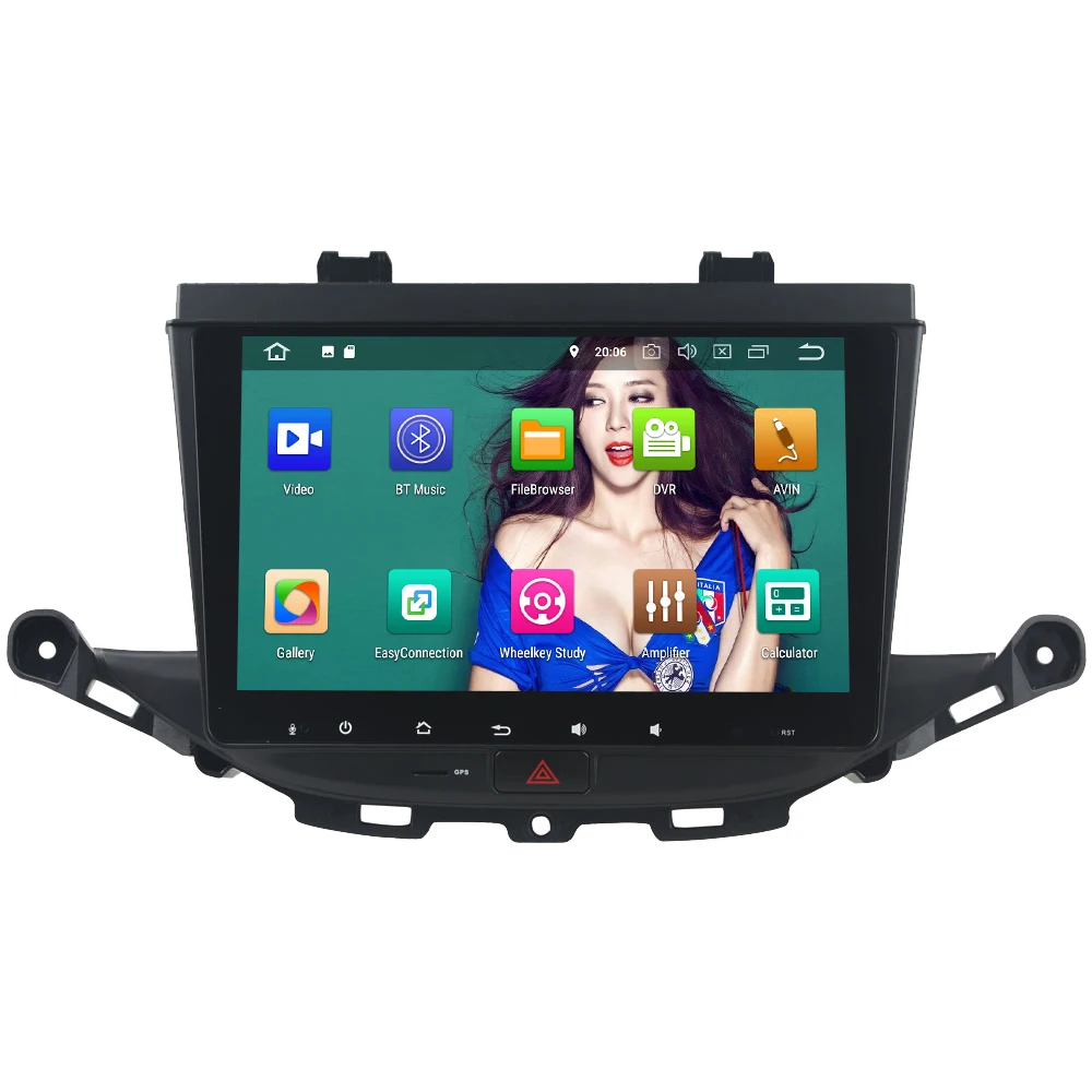 Top KLYDE 9" IPS 4G WIFI Octa Core Android 8.0 4GB RAM 32GB ROM Car DVD Multimedia Player GPS Navigation For Opel Astra K 2016 2017 1