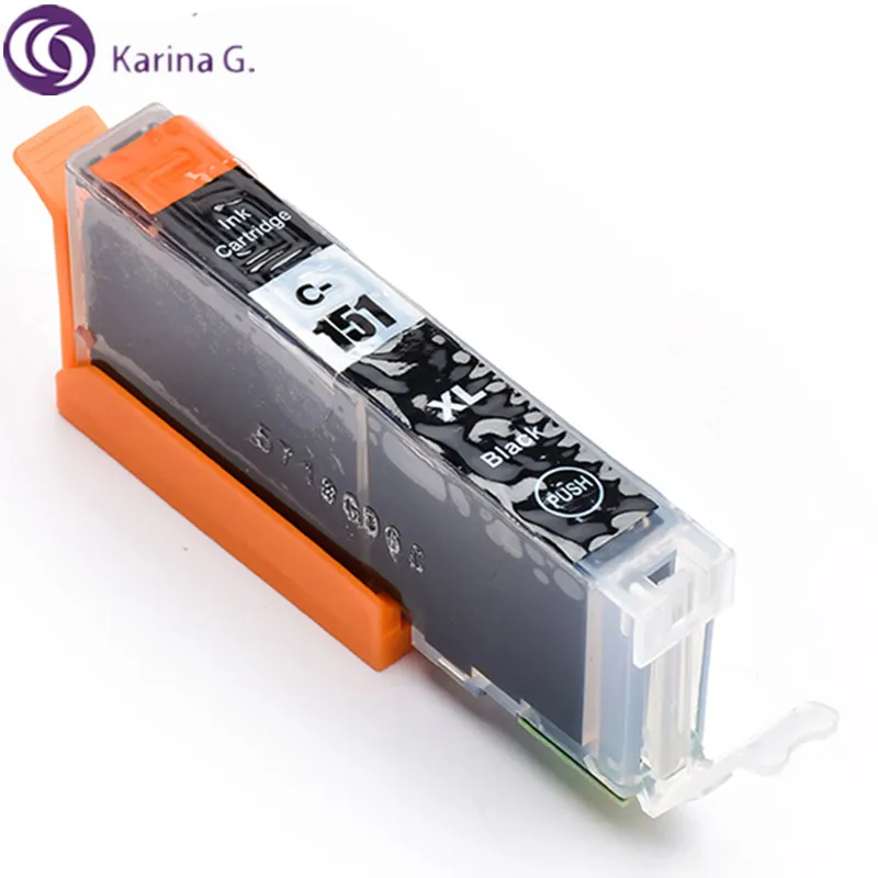 Совместим с Canon PGI150 CLI151 чернильный картридж для принтера PIXMA MG6310 MG7110 MG7510 Ip8710 и т.