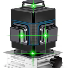 Профессиональный 16 линия 3D лазерный нивелир 360 в вертикальном и горизонтальном положении лазерный нивелир саморегулирующаяся поперечная линия 3D лазерный уровень с лазером зеленого цвета линии