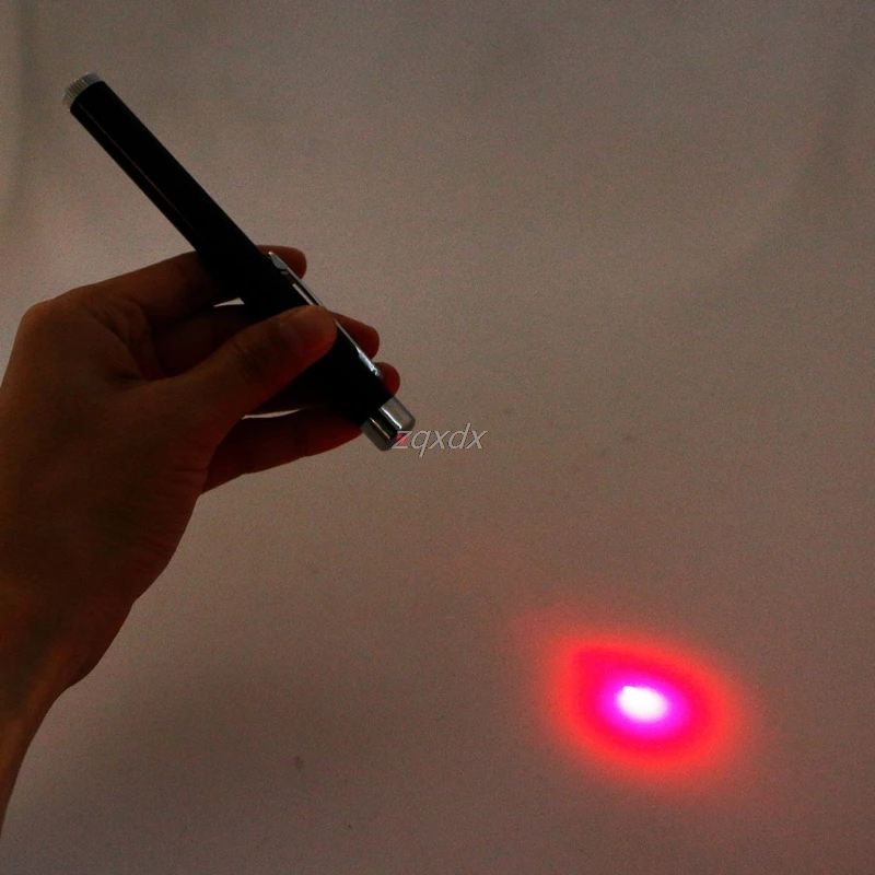 

650nm Red Light Laser Pointer Pen Continuous Line Visible Beam Presentation Z16 Drop ship