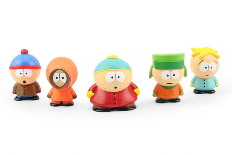 5PCS Anime South Park Stan Kyle Eric Kenny Leopard 6cm PVC Building Model kits Toy Kids Gifts Legoings 5PCS Anime South Park Stan Kyle Eric Kenny Leopard 6cm PVC Building Model kits Toy Kids Gifts Legoings