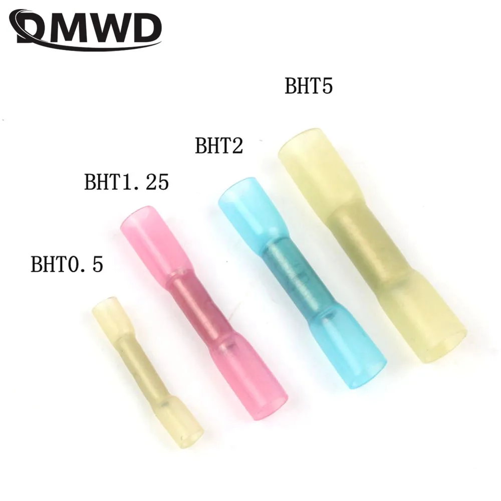 

DMWD BHT0.5 BHT1.25 BHT2 BHT5 Heat shrink waterproof Middle connector terminal nylon brass terminal 20PCS BHT ratchet PLIER