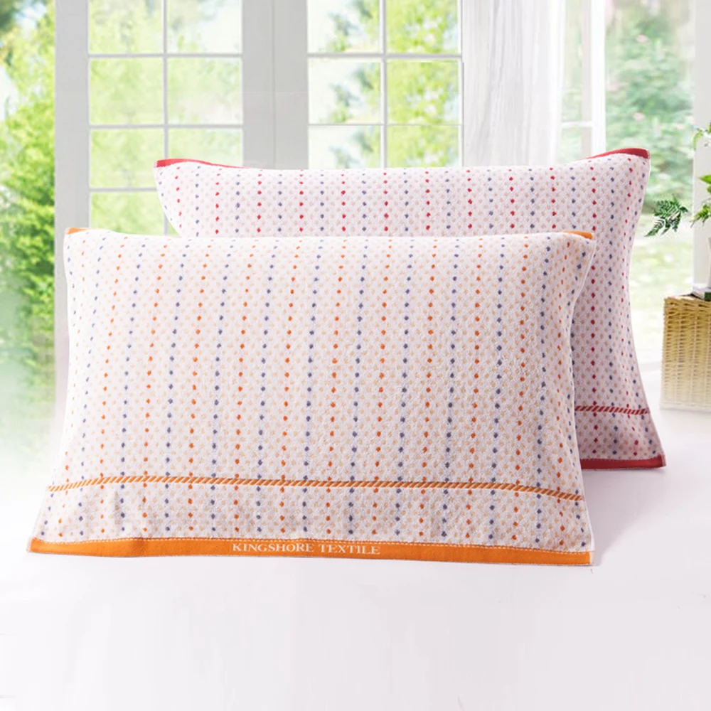 100 cotton pillow towel bathroom and outdoor towel dot design