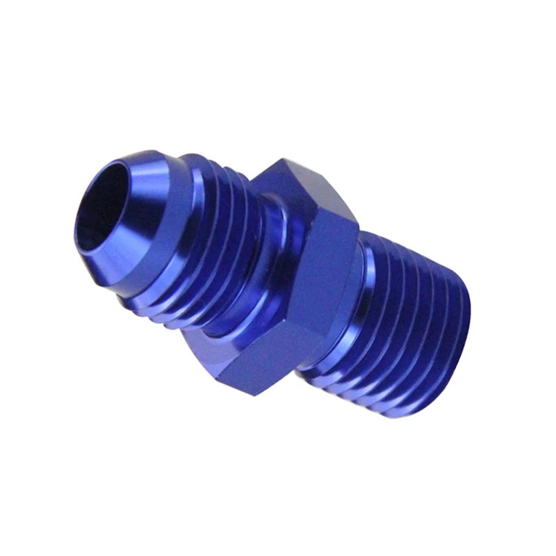 LZONE BLUE Male 6AN 6 An Flare to M14x1.5 (мм) метрический прямой фитинг от до M14 * 1 5 порта. Адаптер JR