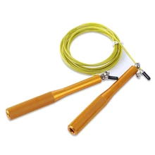Free Shipping Professional Fast Speed Jump Skipping Rope Steel Wire Cable for Fitness Training