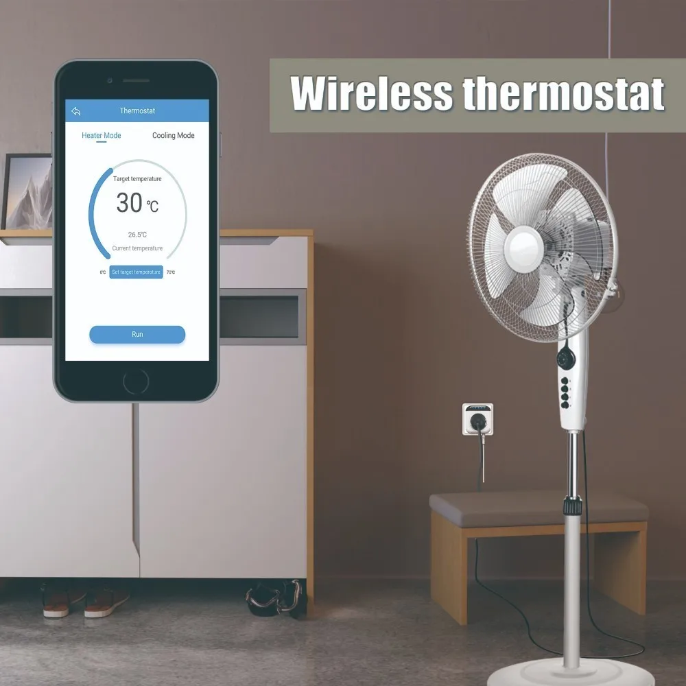 Умный термостат Nashone 220 В с Bluetooth дистанционным управлением через