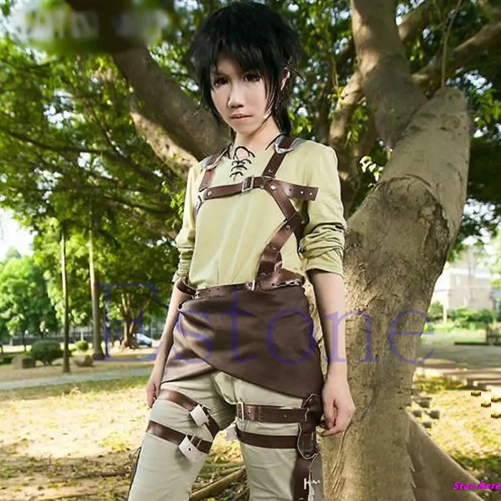 Косплей атака на Титанов Shingeki No Kyojin Recon Corps Belt Hookshot Cos костюм