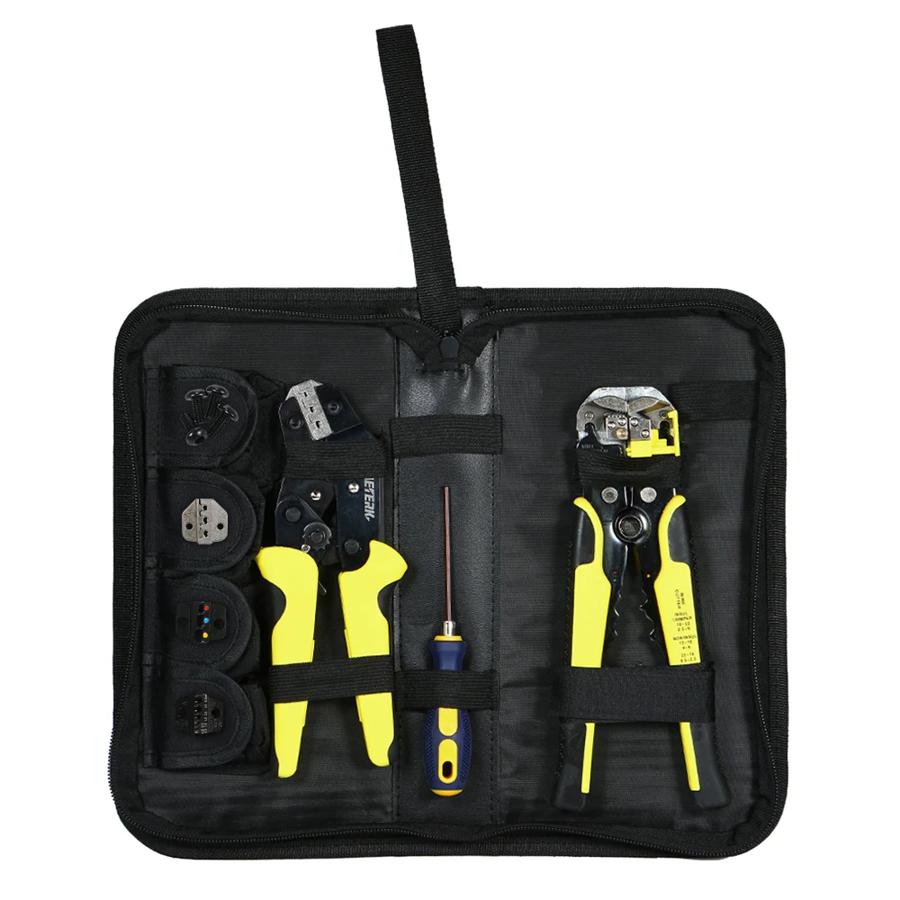 

4 In 1 Wire Stripper Engineering Ratcheting Terminal Crimping Pliers Ferrule Crimper Tool Cord End Terminals With Wire Stripper