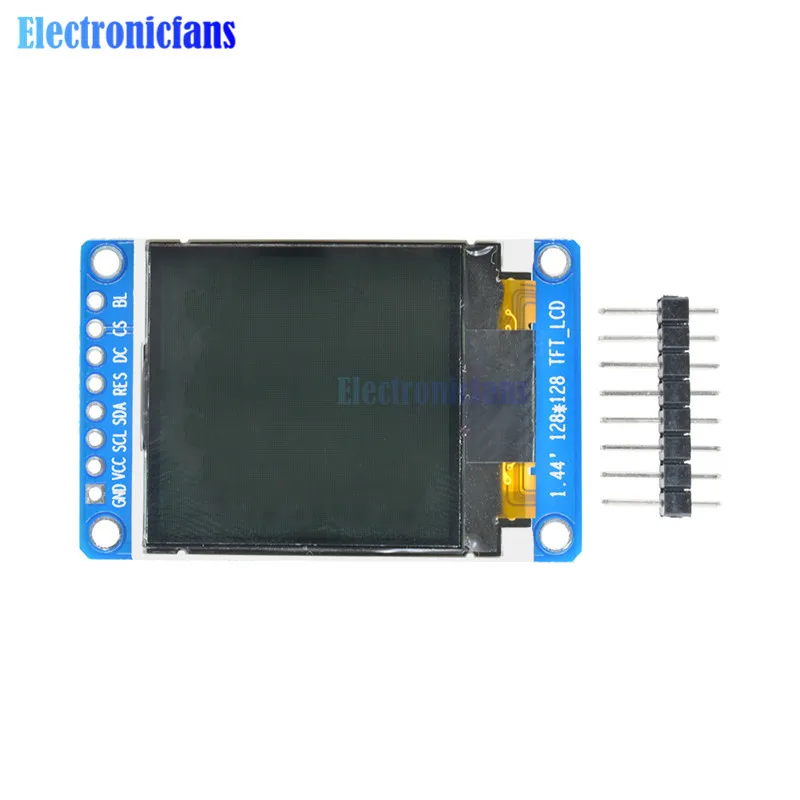 1,44 в 3,3 дюймов TFT ЖК-дисплей модуль 128*128 полный цвет 8 Pin SPI серийный интерфейс ST7735S 1,44 "128x128 ЖК-модуль