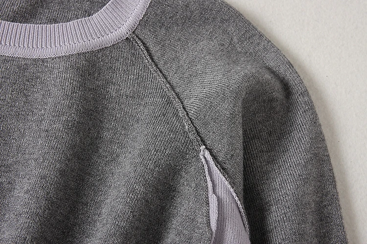Женский трикотажный костюм ALPHALMODA свободный свитер и брюки комплект из двух