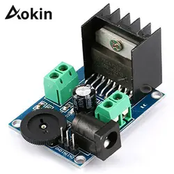 Aokin TDA7297 модуль 15 W + 15 W Двухканальный аудио Плата стереоусилителя усилитель модуль 6-18 V 10-50 W аудио Мощность усилитель