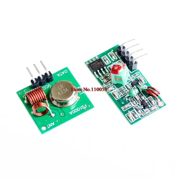 

RF wireless receiver module & transmitter module board Ordinary super- regeneration 315/433MHZ DC5V (ASK /OOK) for