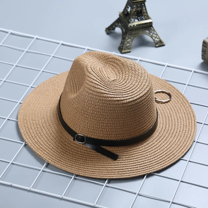 Большие шляпы приморский праздник солнцезащитный буквы блестки Туризм Складные соломенные шапки женские модные шапки Женская солнцезащитная Кепка летняя шляпа