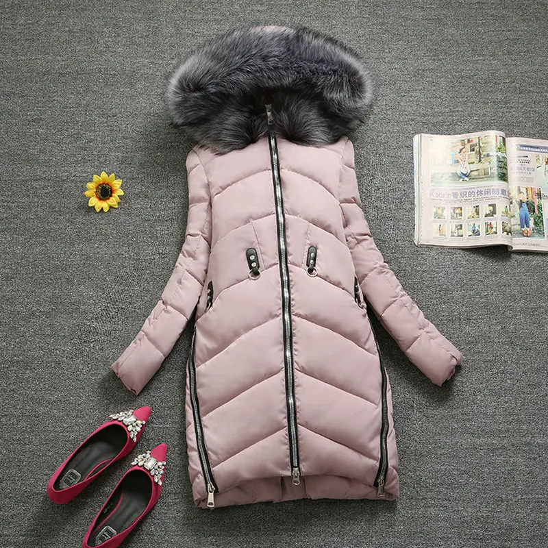 Aliexpress.com : Buy Winter Women Coat Fur Hooded Coat for