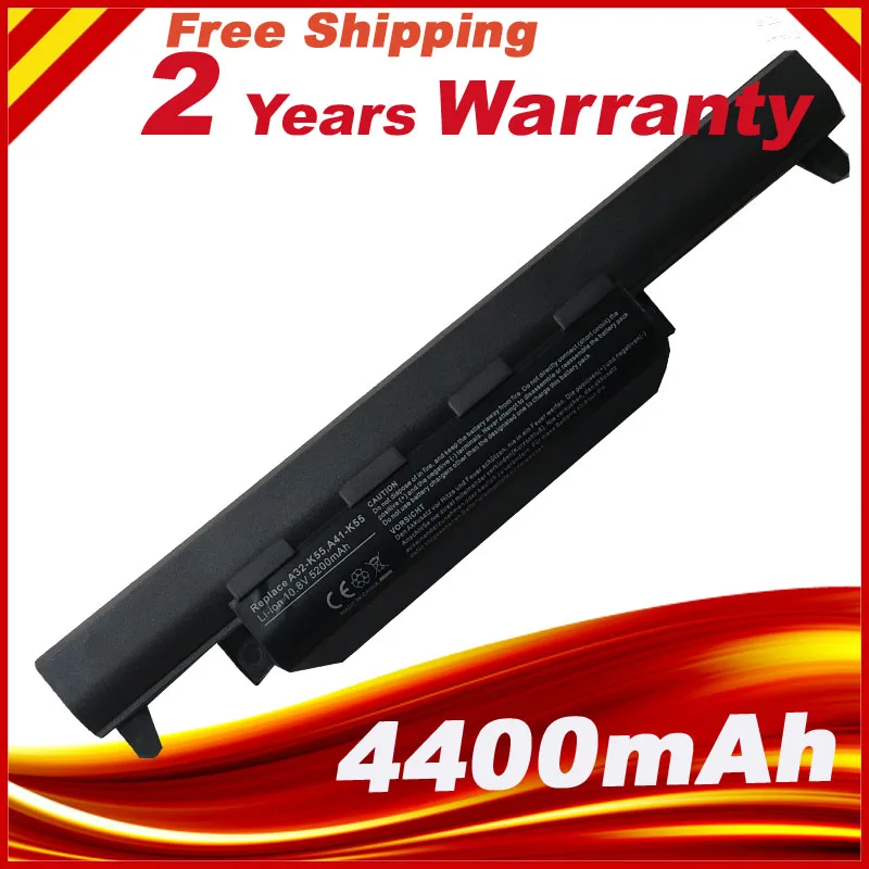 4400 мАч аккумулятор для ноутбука ASUS A45D A45DE A45DR A45N A45V A32-K55 A33-K55 A41-K55 | Компьютеры и офис