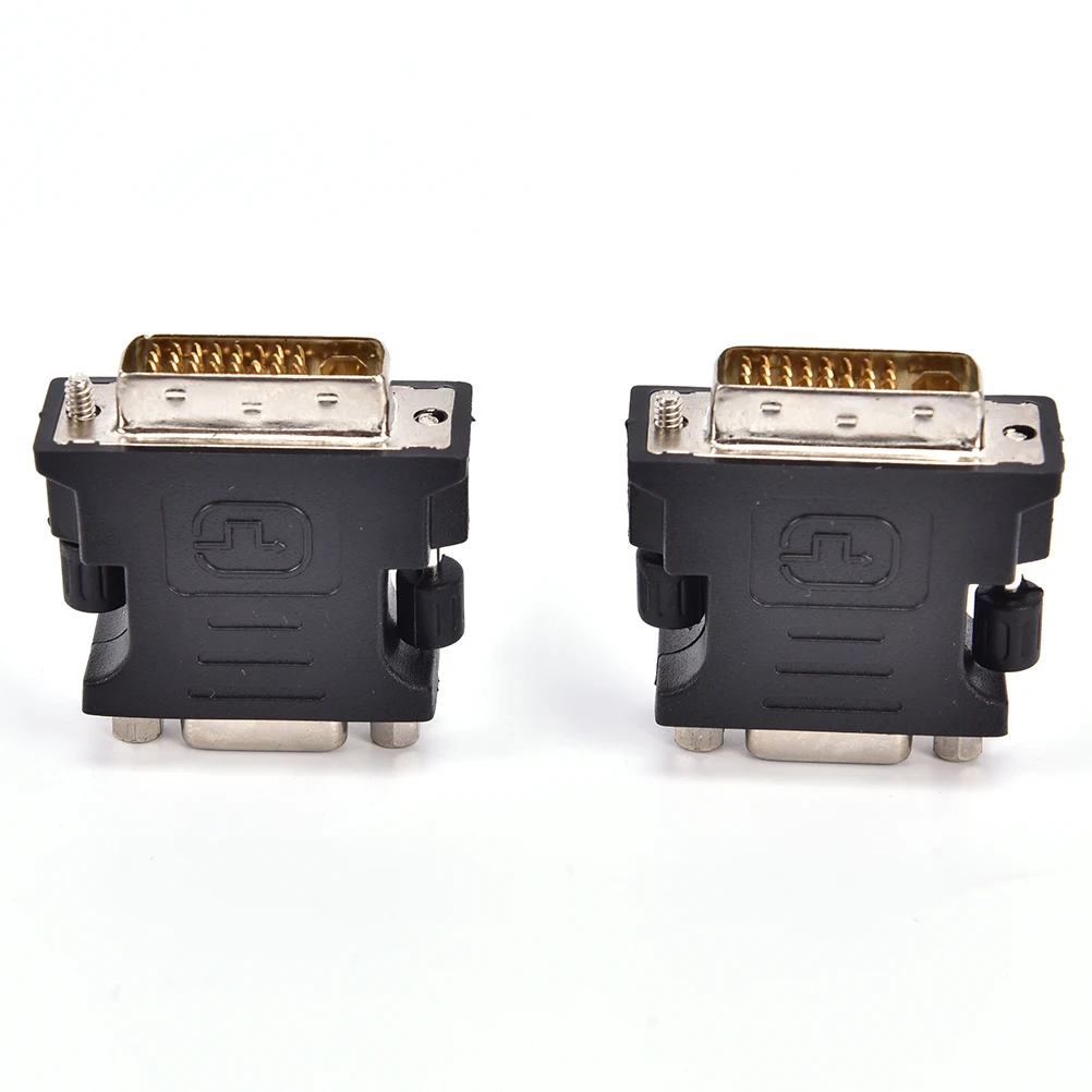 for PC laptop HDTV LCD DVD Computer Projector DVI-I 24+5 Male Pin DVI Male to VGA 15 Female Video Converter Adapter