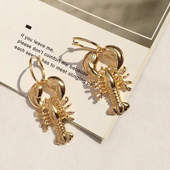 SOHOT BOHO Brach Shell Conch Lobste подвеска Морская звезда женские серьги-кольца модные Golg цвет сплав имитация жемчуга Brincos - Окраска металла: 7