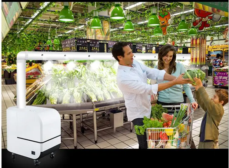 

Air Mist Humidifier 12L Air Humidifier industry Commercial High Power Large scale Air Humidifier Supermarket Vegetable Fresher