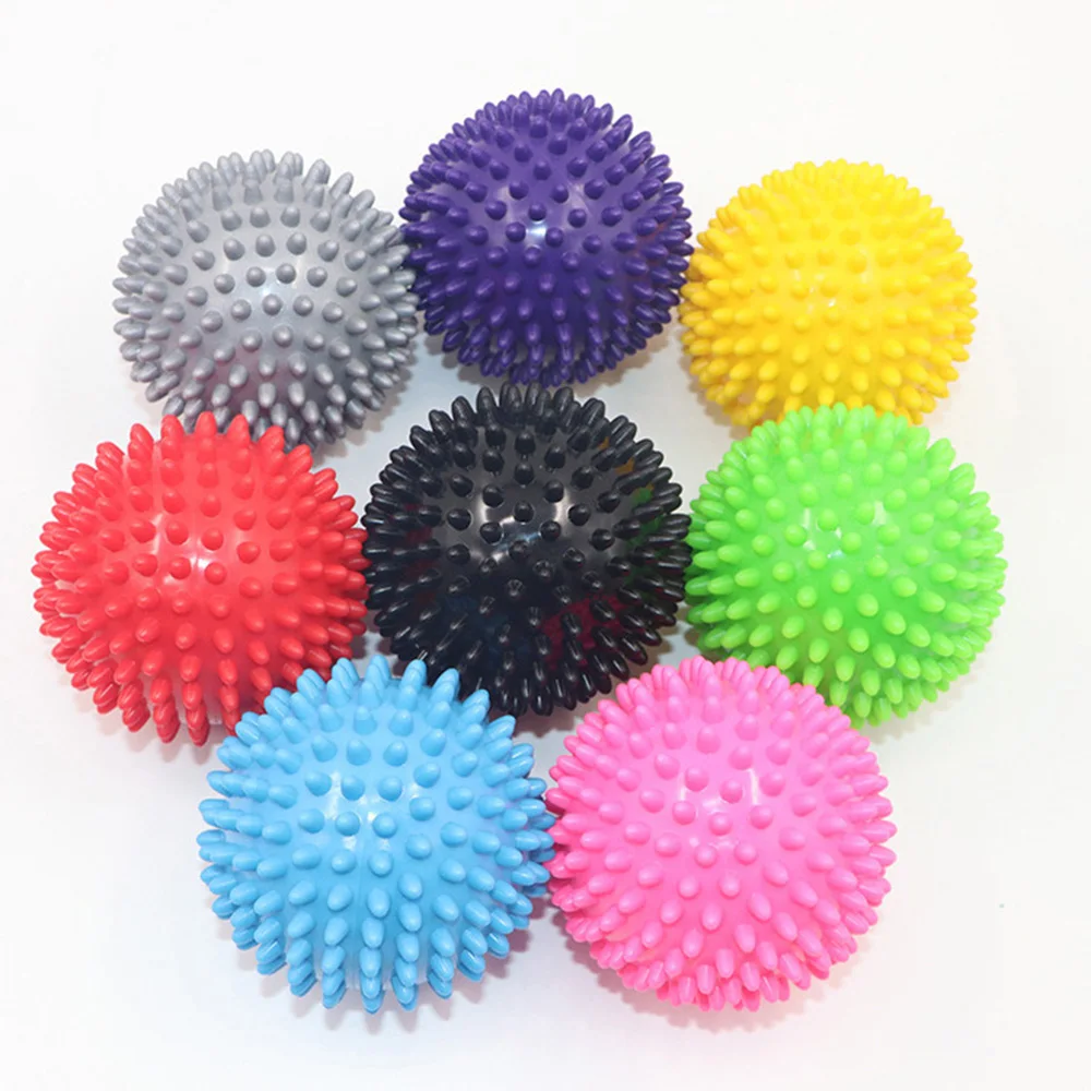 Hot Sale 75mm Durable PVC Spiky Massage Ball Trigger Point Sport Fitness Hand Foot Pain Relief Trustworthy One Dripship Hot Sale 75mm Durable PVC Spiky Massage Ball Trigger Point Sport Fitness Hand Foot Pain Relief Trustworthy One Dripship