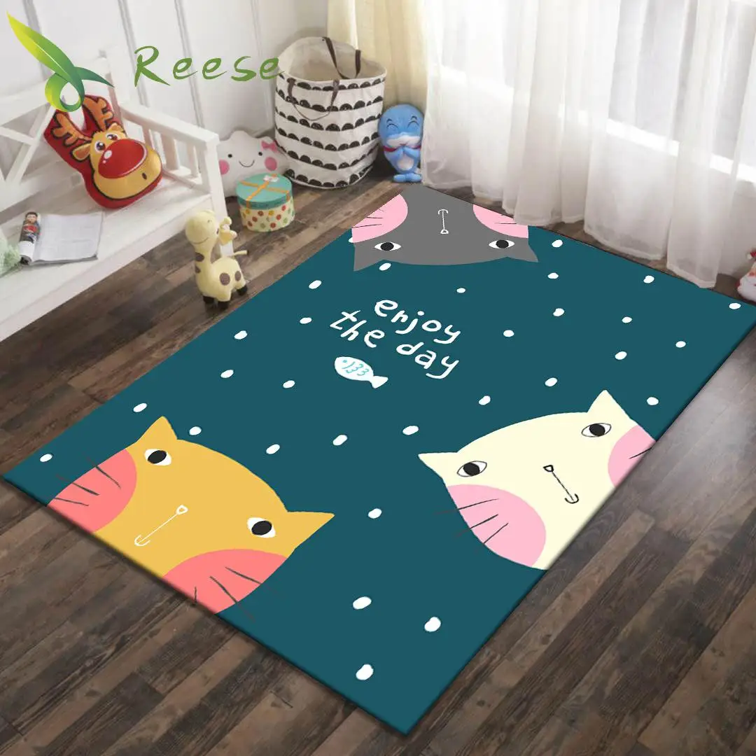 

Alibaba Hot Sale Modern Art Soft Cartoon Crocodile Puppy Kids Carpet Rug For Children's Room Non-slip Antifouling Factory Supply