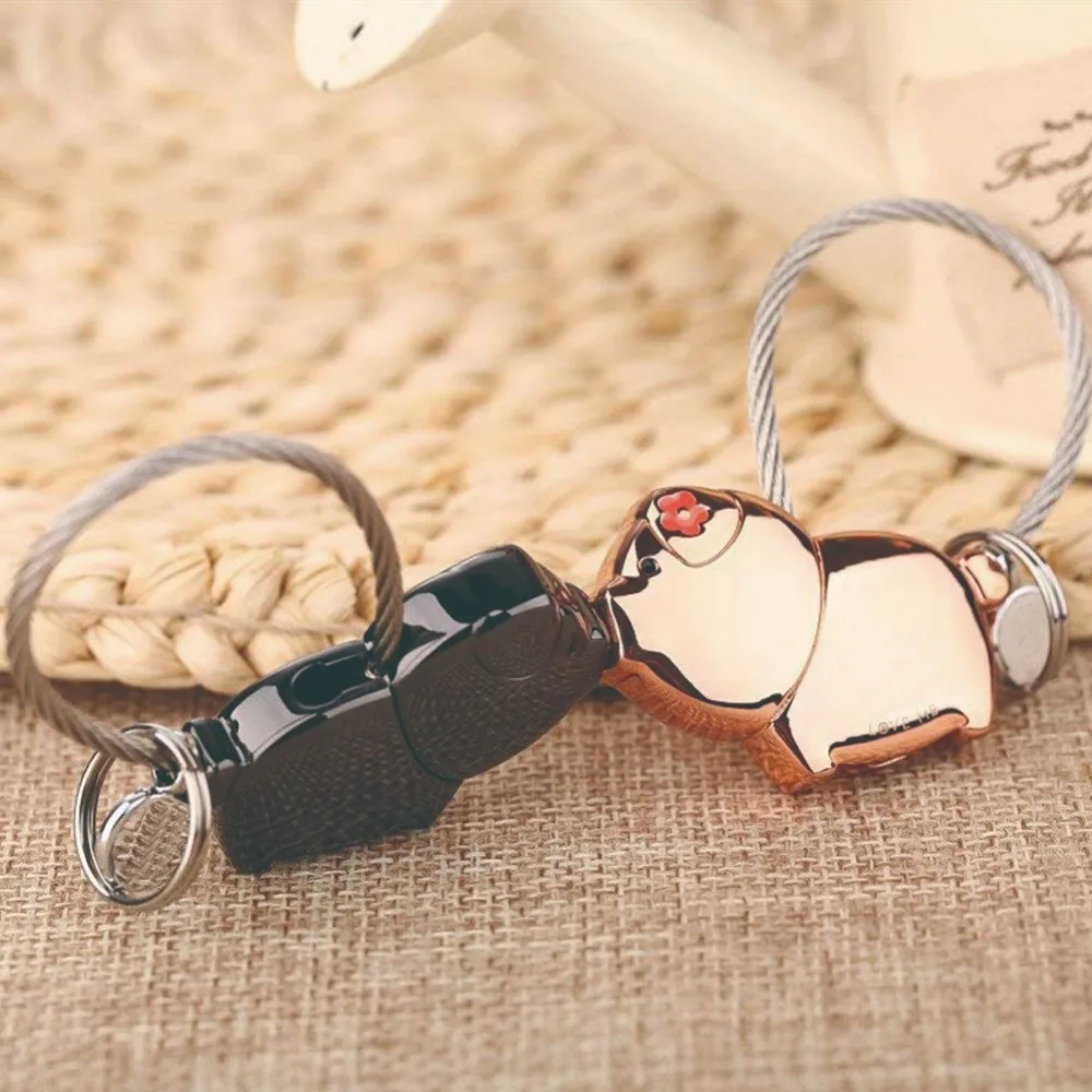 

Trendy Sweet Kiss Piggies Keychain with Magnetism Cute Kiss Pigs Couple Keychain Christmas Gifts Valentine's Love Token #290374
