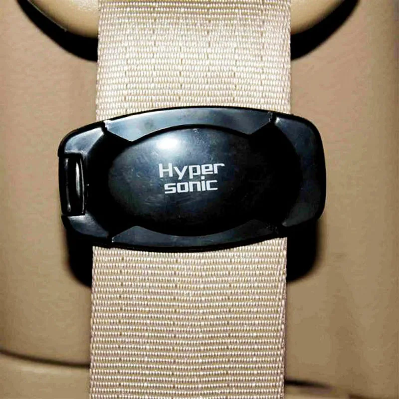 Hypersonic Black Plastic Clip Adjustable Stopper Safety Buckle Safety