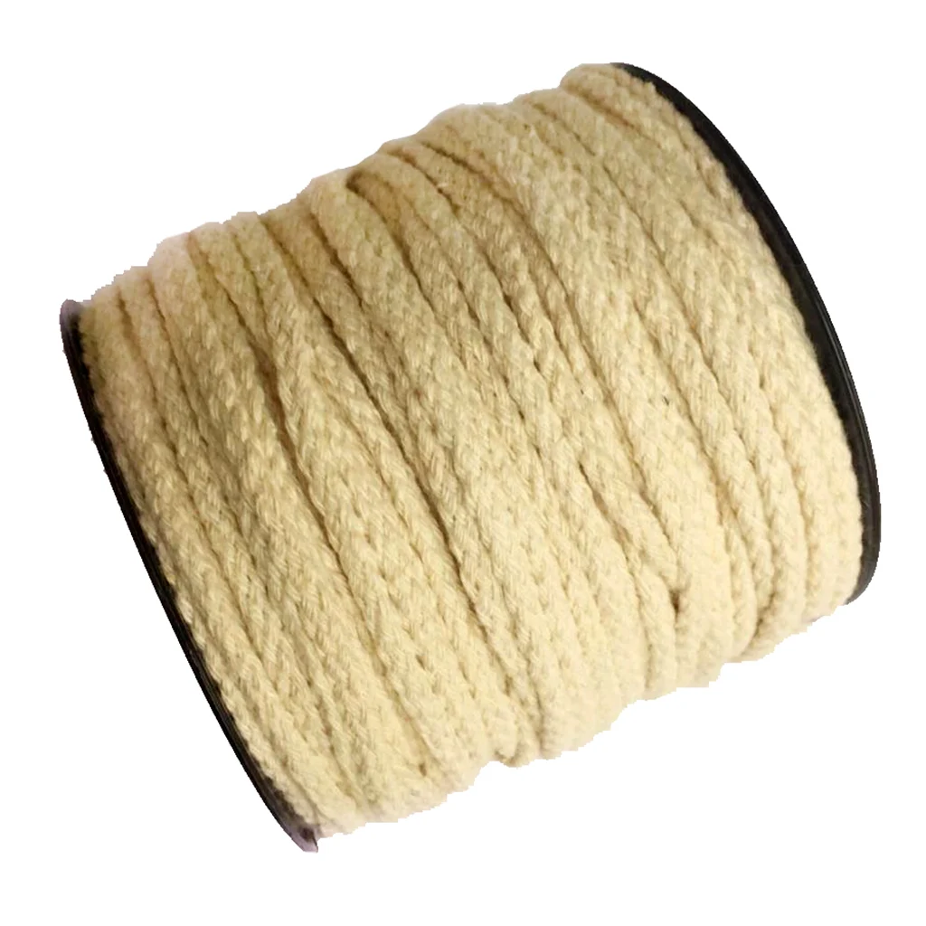 

50m 100% Cotton Twisted Cord Multiuse Craft Rope Macrame Artisan String DIY